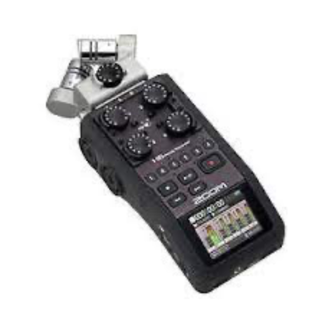 Zoom h6 multitrack ljudinspelare
