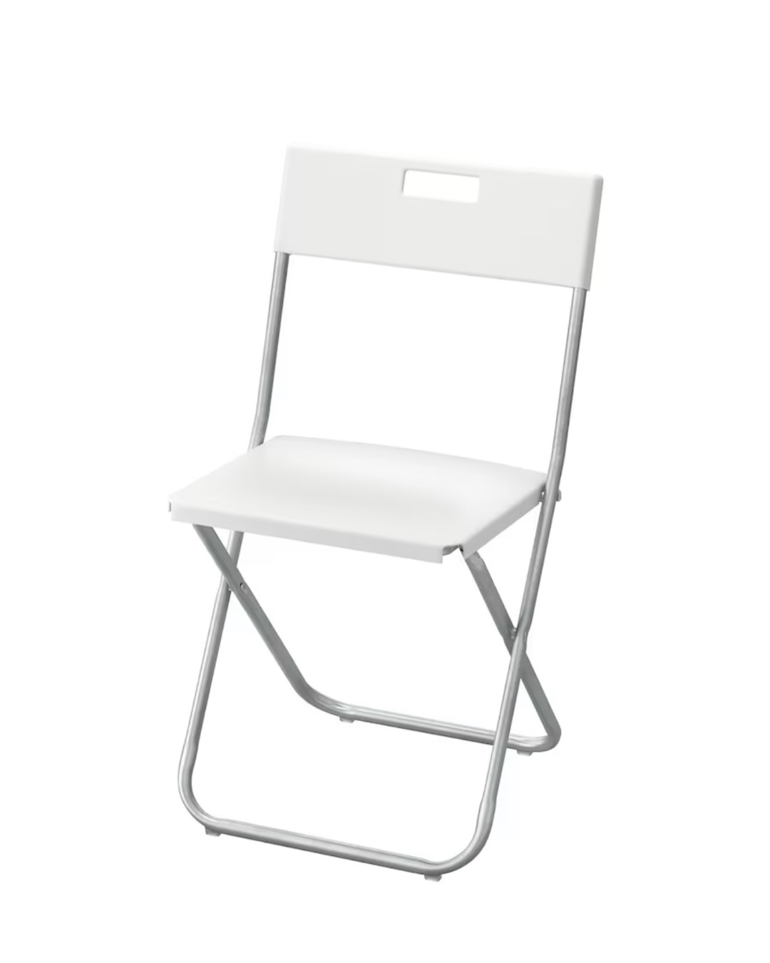 40 klappstoler hvite
