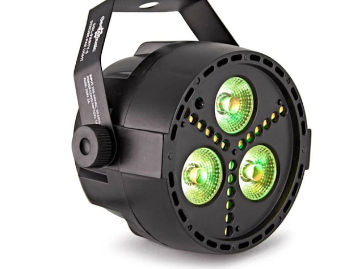 10 x sol 21w 3 i 1 led mini par partylys med strobe