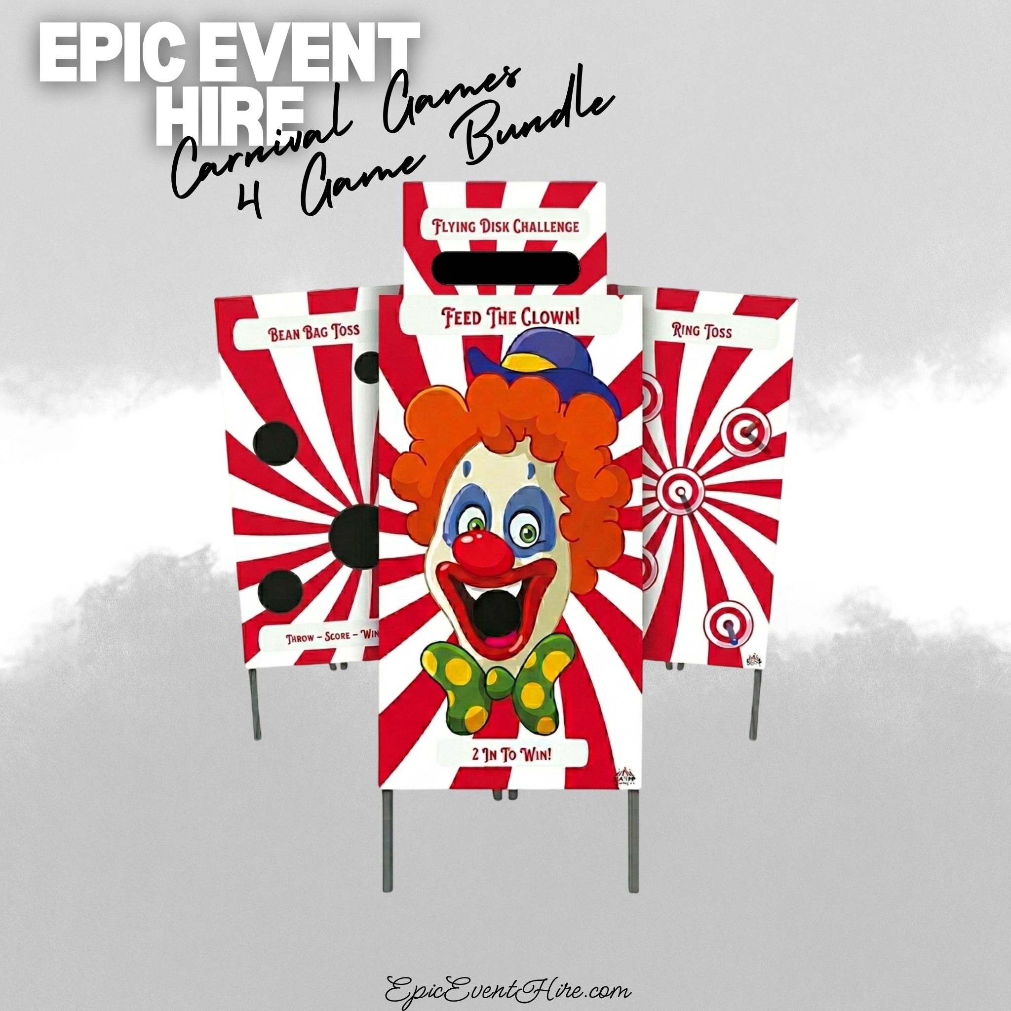 Retro carnival garden games bundle (4 games)