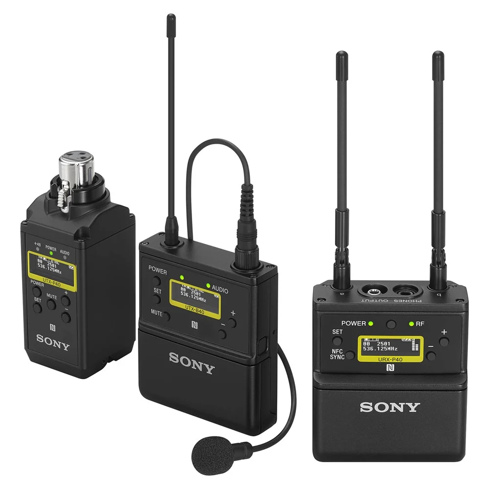 Sony uwp-d26/k33 wireless audio kit — lav + plug-on xlr transmitter