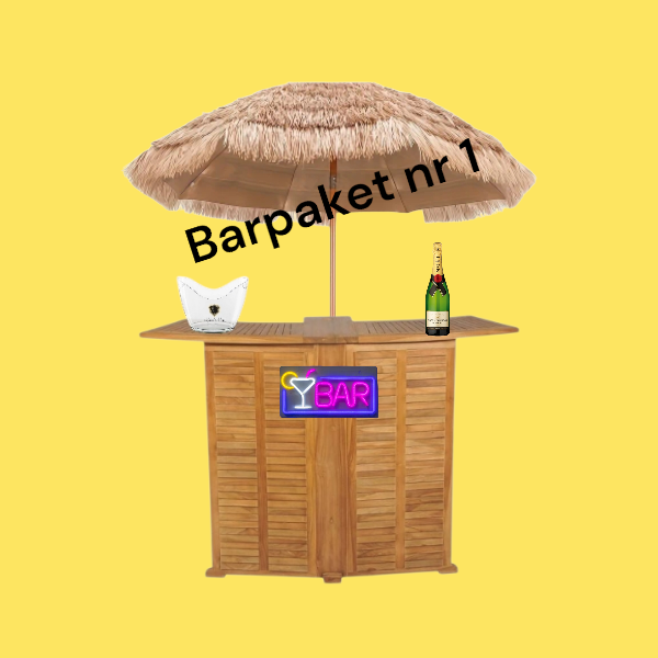 Bardisk inkl allt till festen.. se bilder