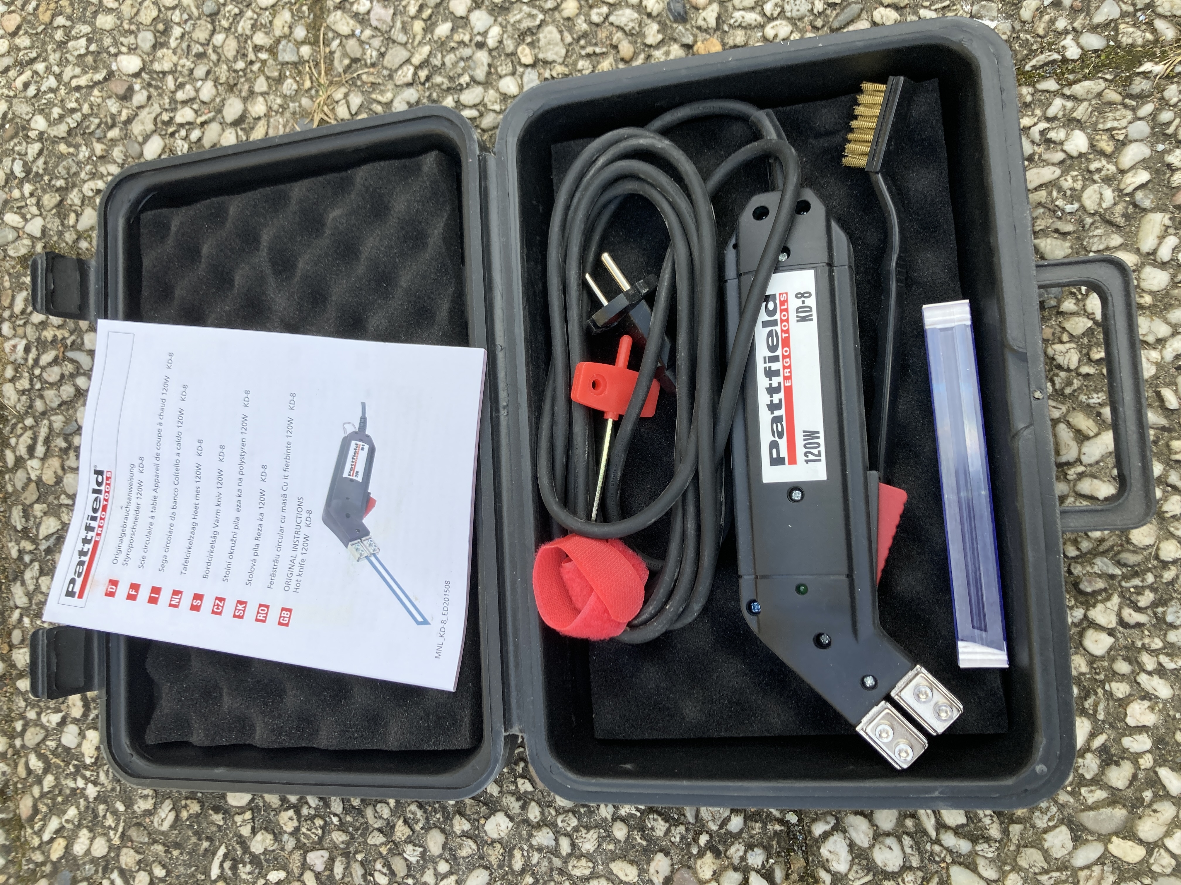 Frigolitskärare, hot knife