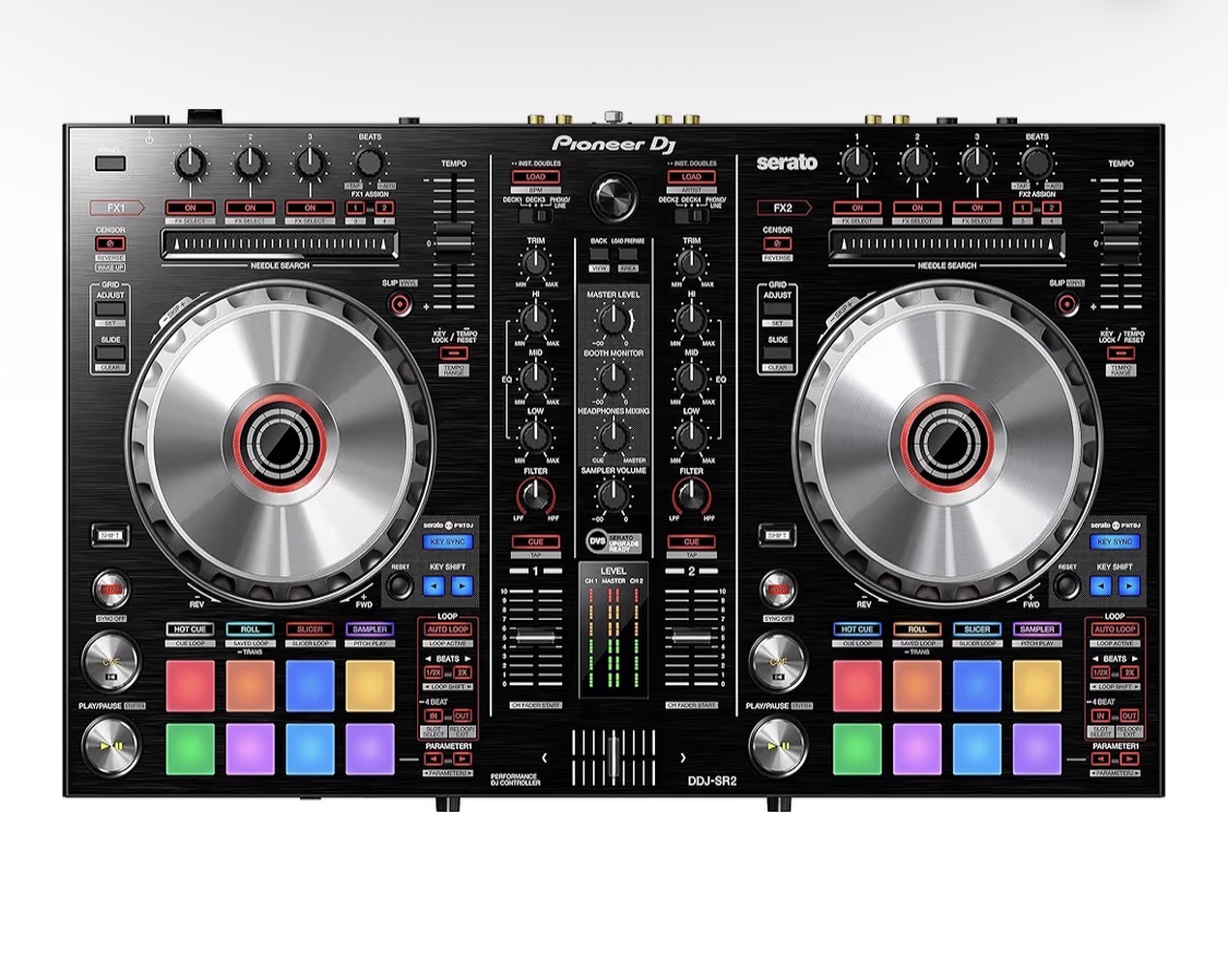 Pioneer dj ddj-sr2 4-deck serato dj pro controller