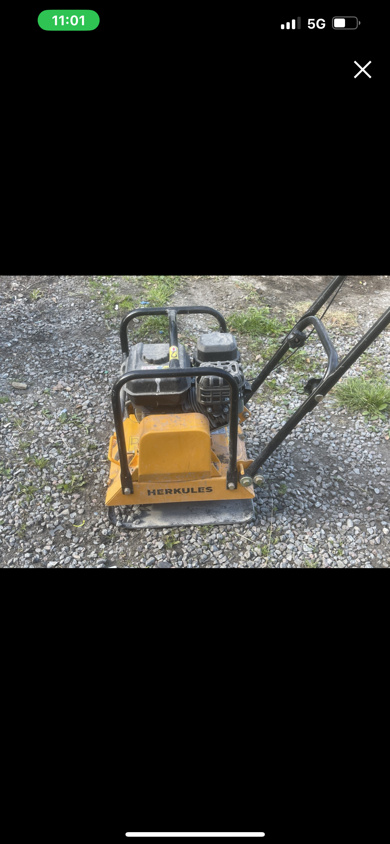 Markvibrator 58 kg