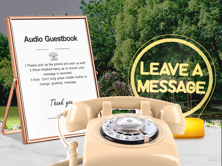 Audio/video guestbook & telephone box hire, uk wide