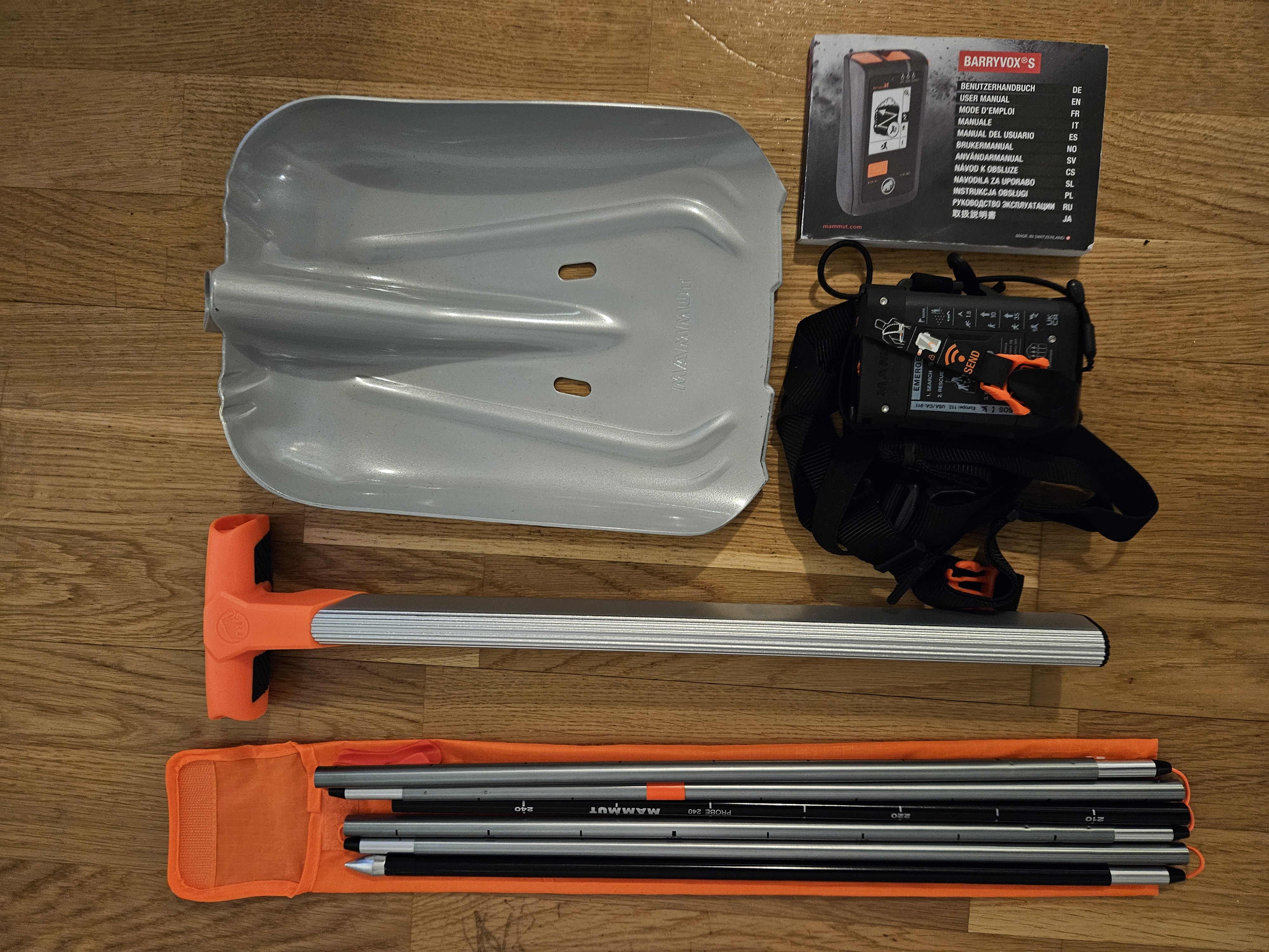 Mammut barryvox s -lumivyörypaketti