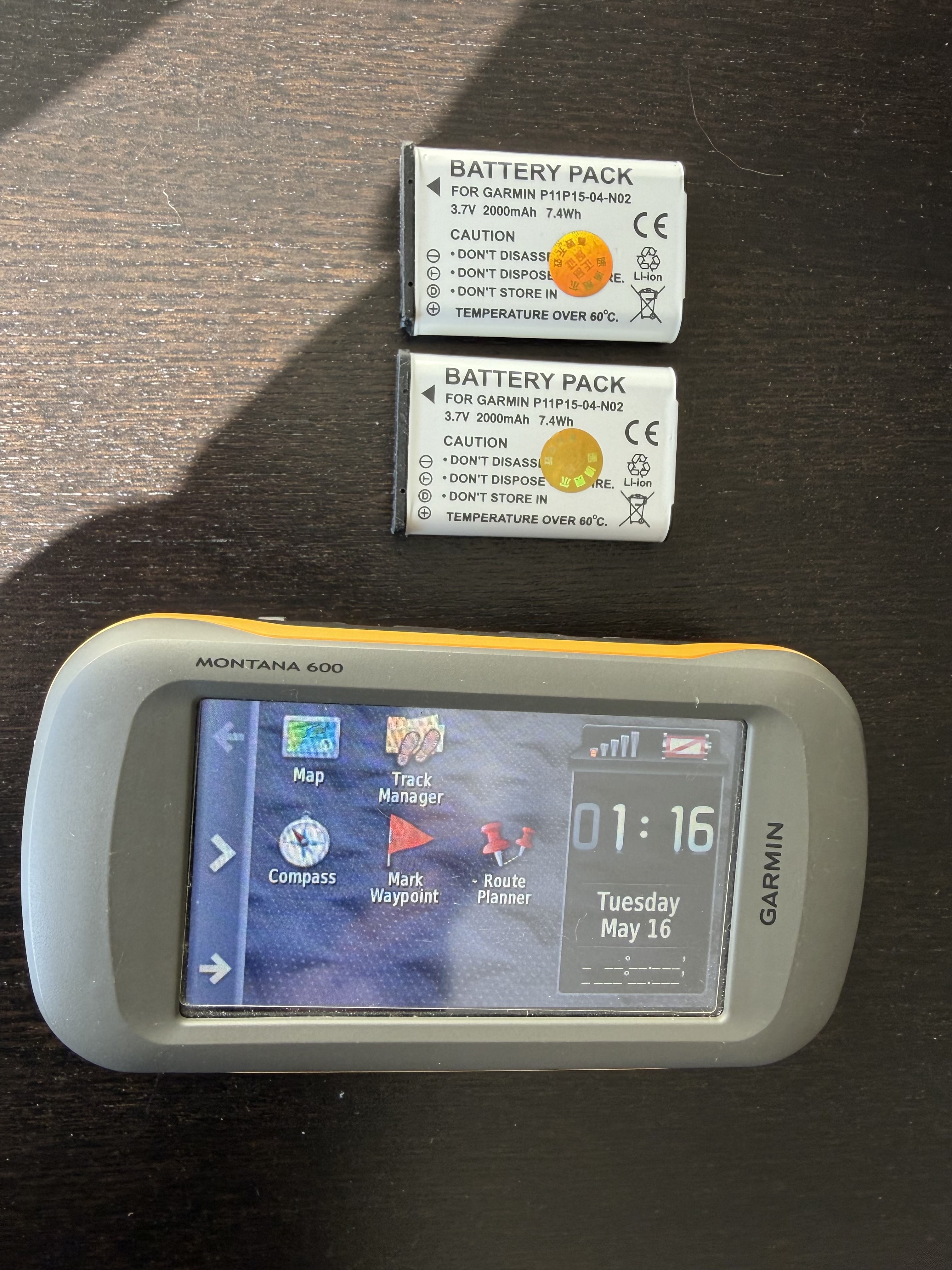 Garmin montana 600 (outdoor navigation, hiking, handheld)