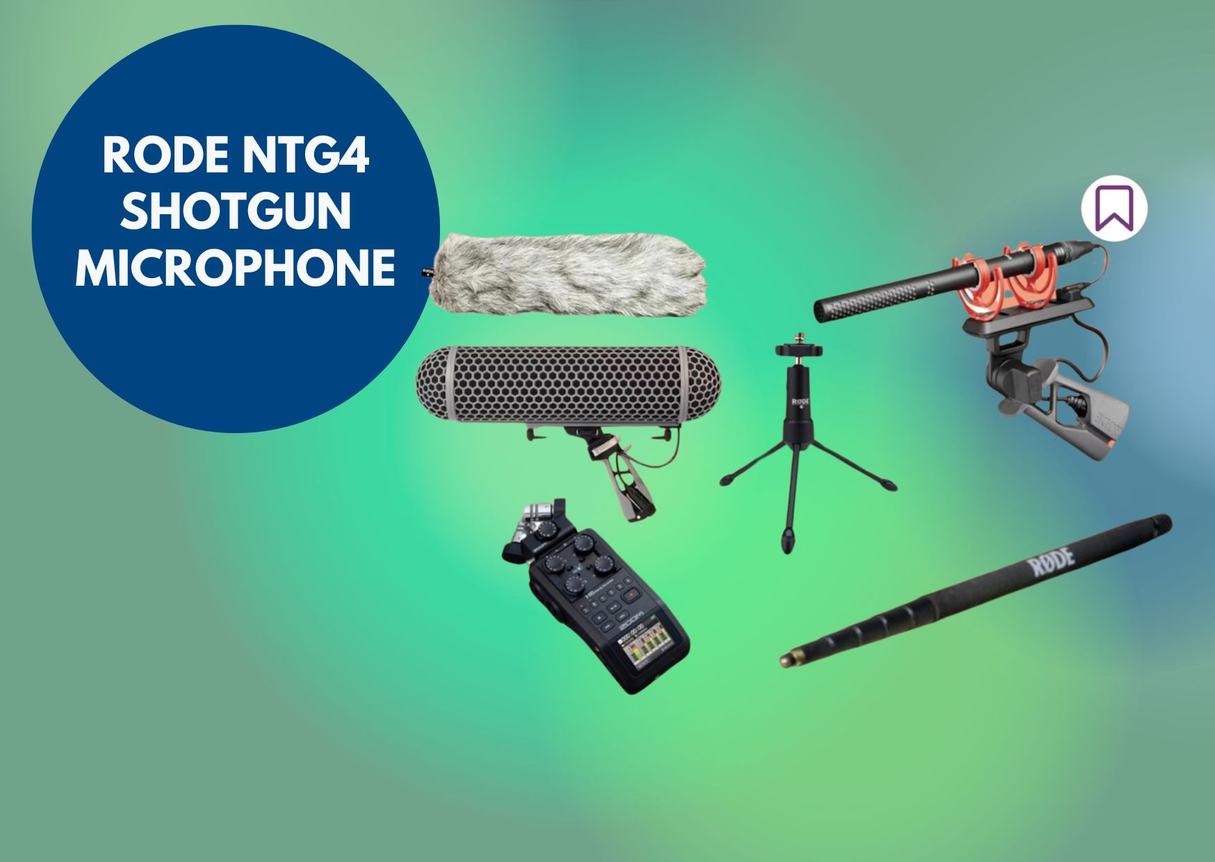 Shotgun mic / rode ntg4 / broadcast sound recording