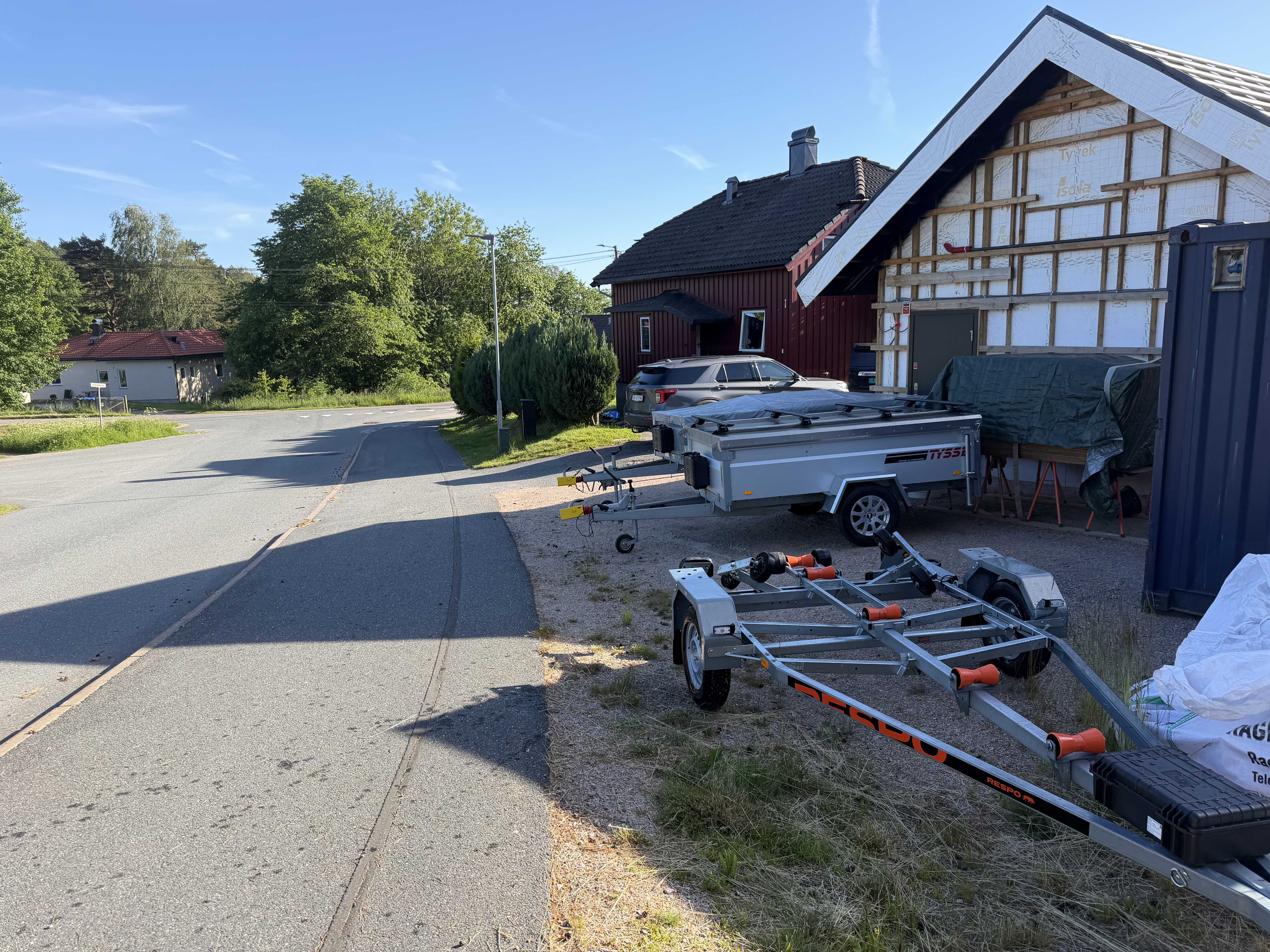 Respo båt henger opp til 18 fot og 556 kg