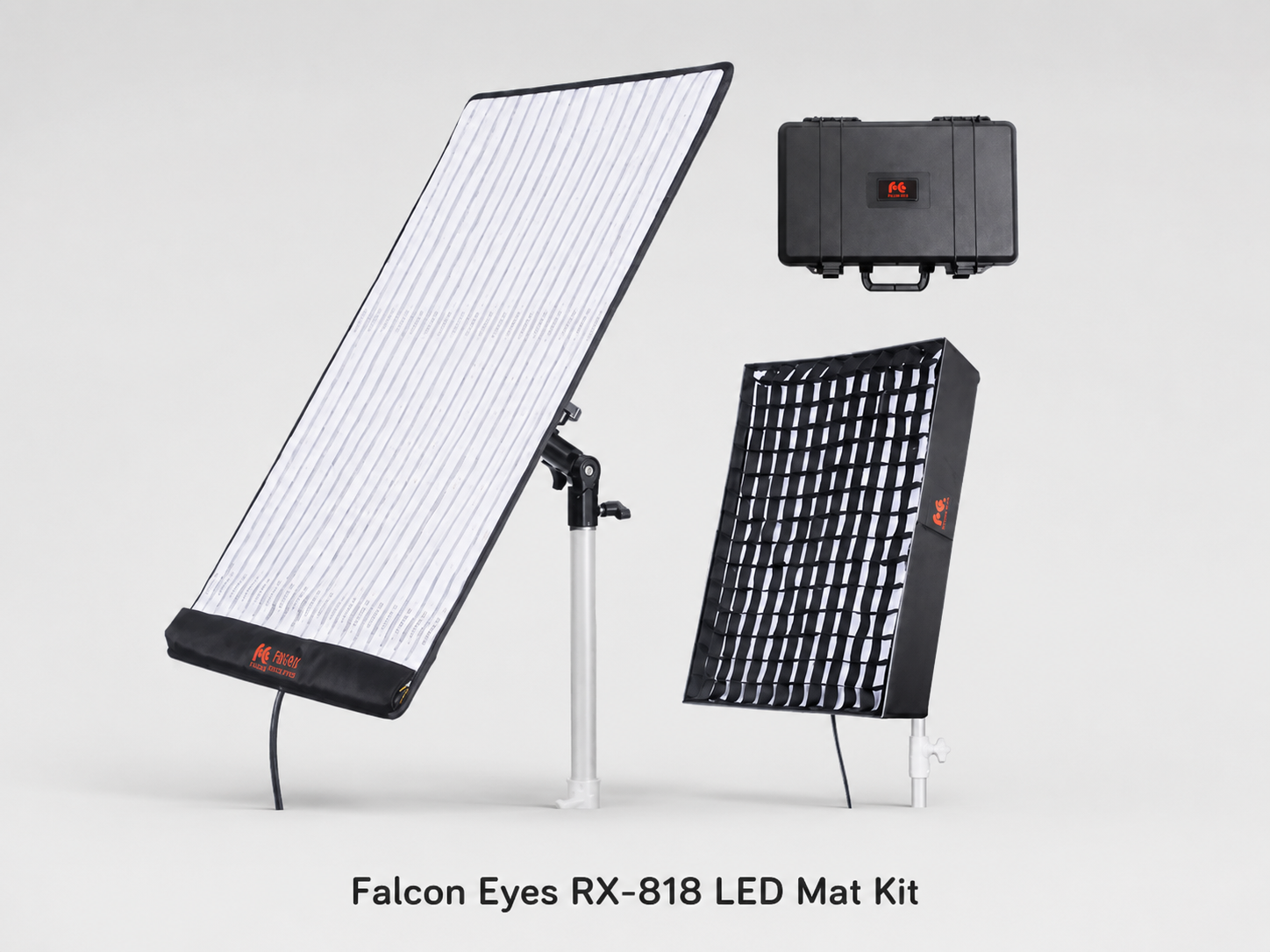 Falcon eyes rx-818 100w rgb led 2800k-10000k led panel light
