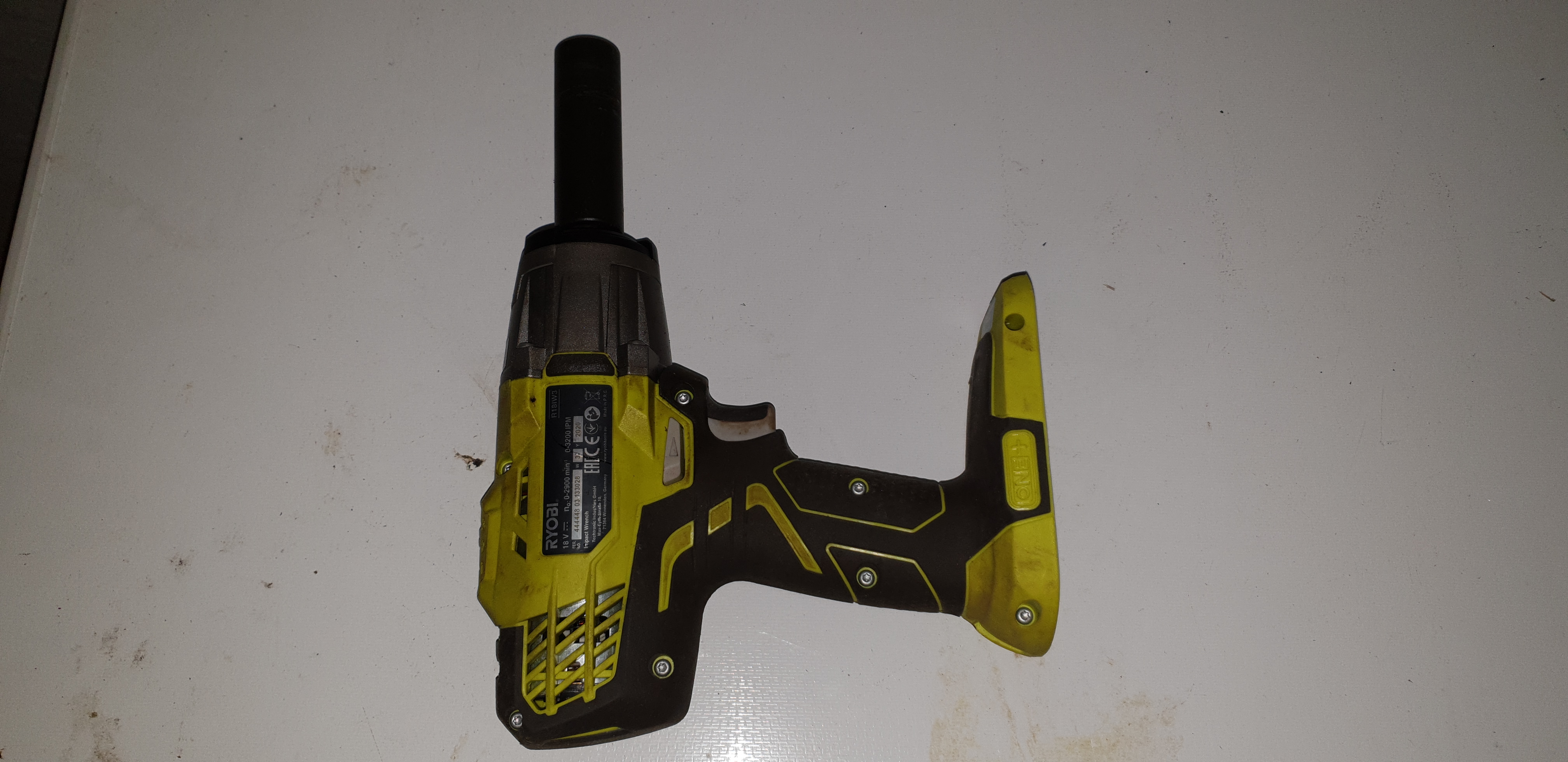 Ryobi r18lw3 / r18iw3 – 18 v mutter‑/slagskrutrekker, 3‑trinn