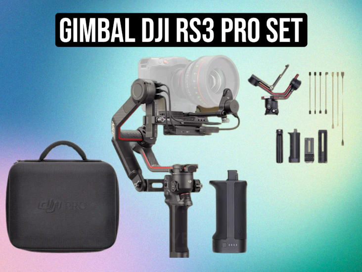 Dji rs3 pro gimbal set (like zhiyun weebill / ronin) – professional camera stabilizer kit