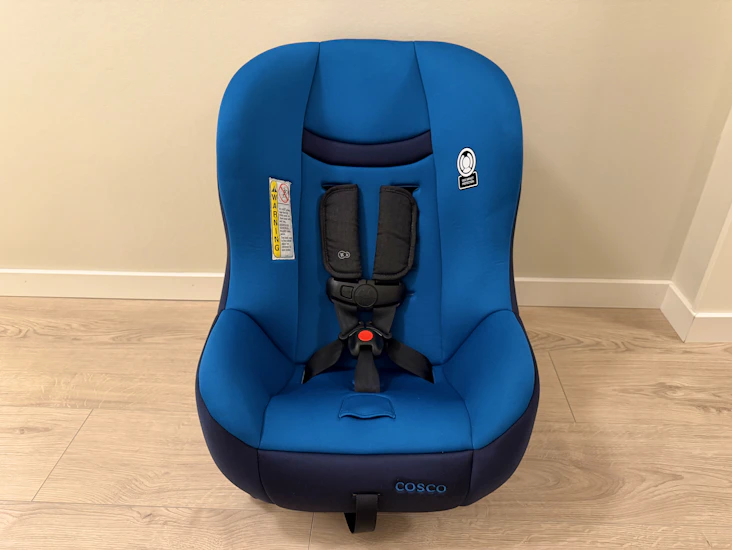 Bilbarnstol cosco scenera next godkänd i usa och inuti flygkabinen!
