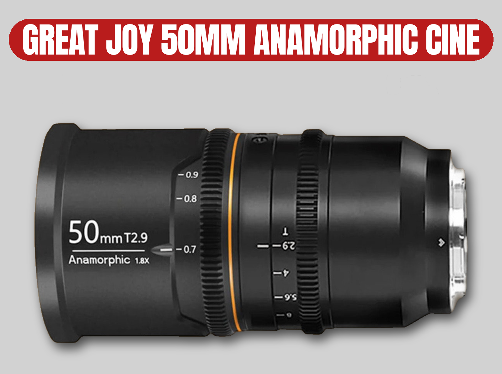 Great joy 50mm anamorphic cine lens amber flare | full frame, sirui, atlas orion, mercury