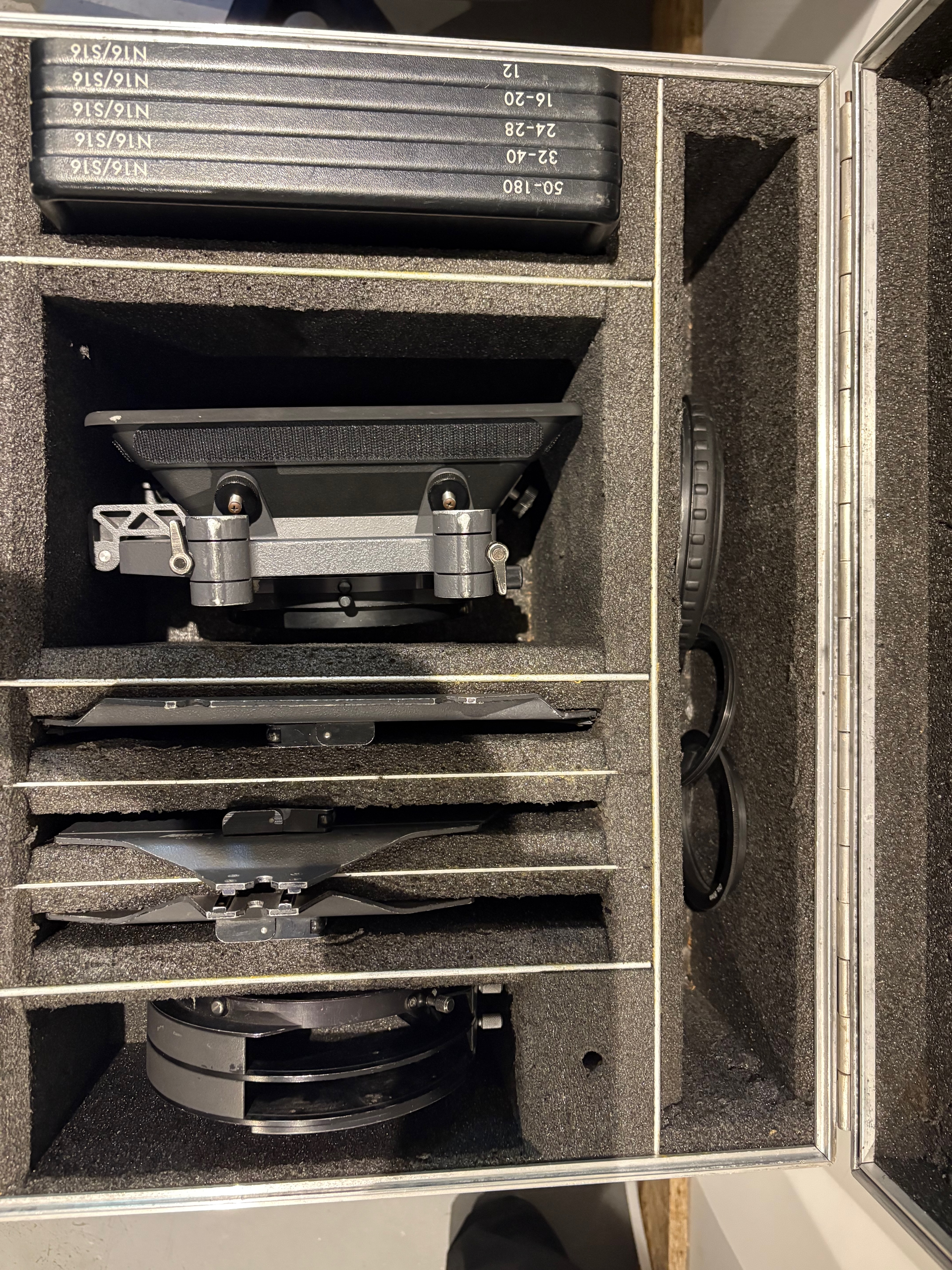 Arri mb16 mattebox 4x4 filter trays