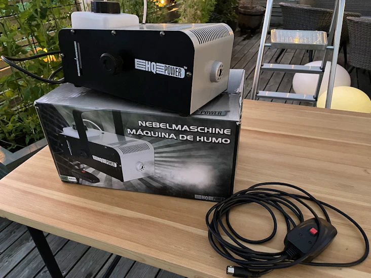 Rökmaskin för hemmafesten