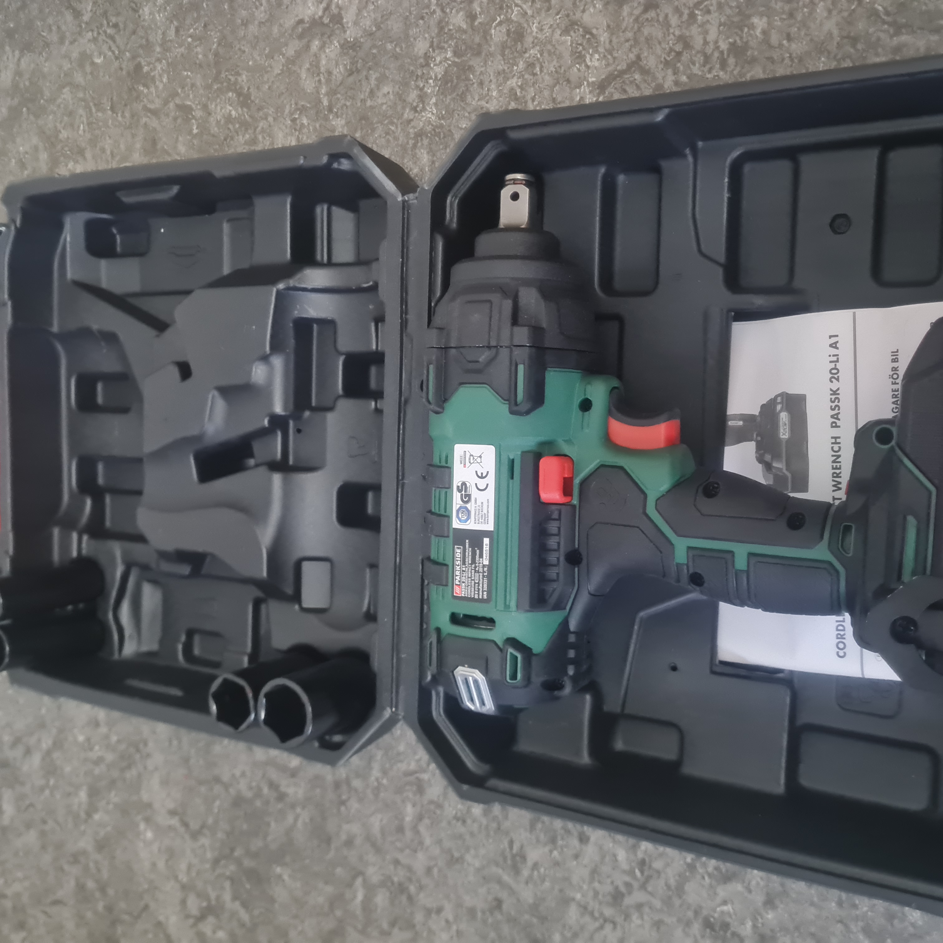 Batteridriven mutterdragare