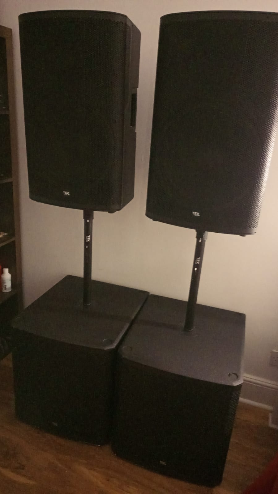 Tek 10kw active speakers  