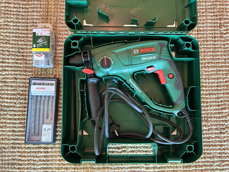 Borrhammare (bosch pbh 2100 re) / sds borrkronor / borrchuck