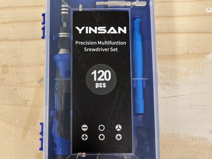 Precision skruvmejsel sats