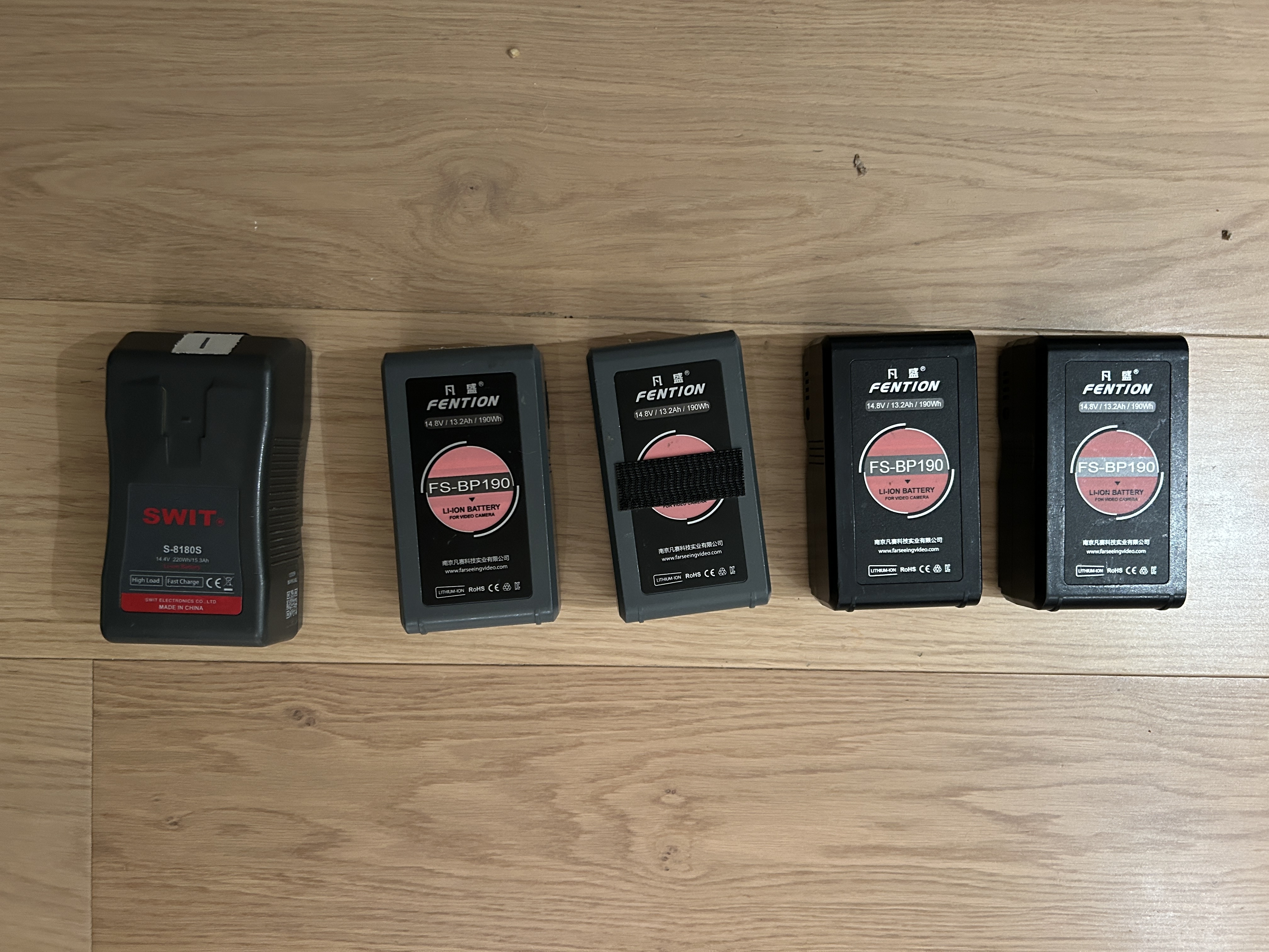 X5 v-mount batteries  14.8v 