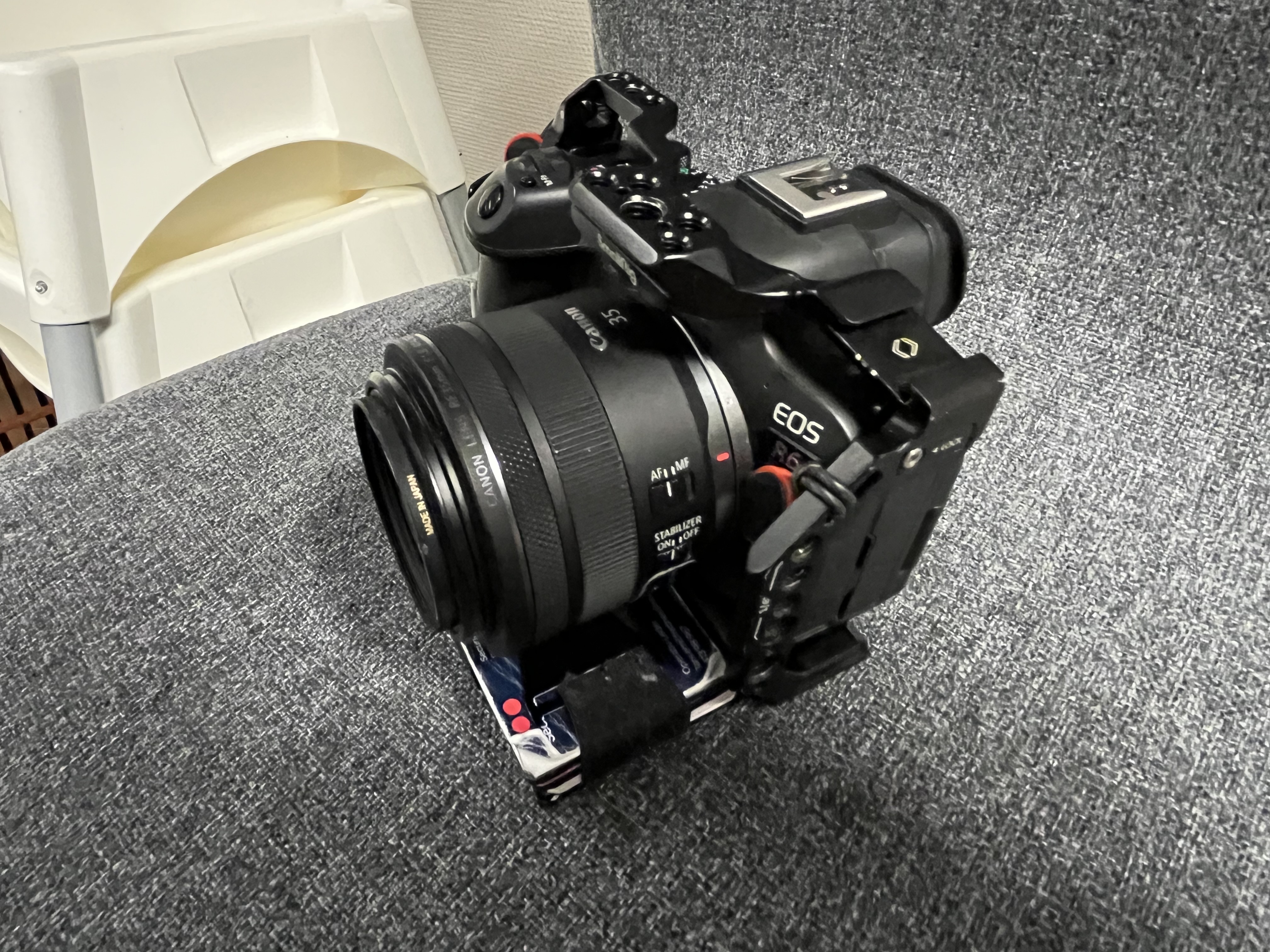 Canon eos r6 mark ii m. cage + rf 35mm