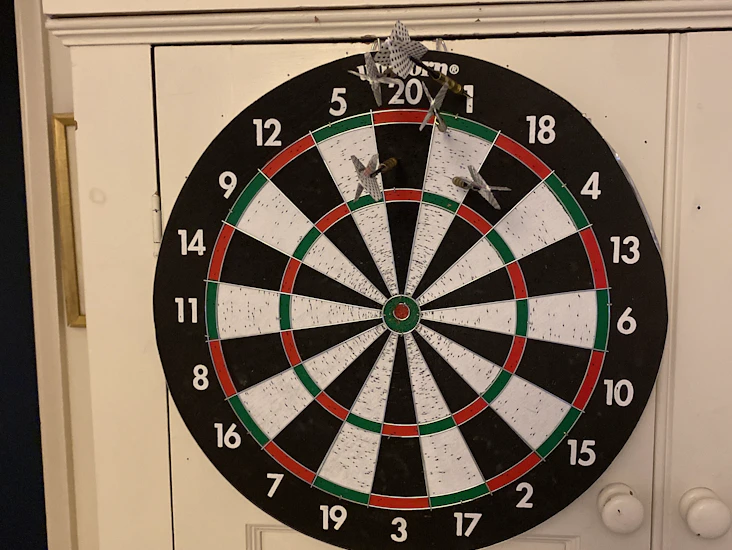 Dart board