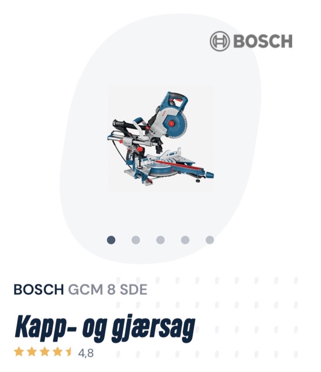 Bosch kapp- og gjærsag 