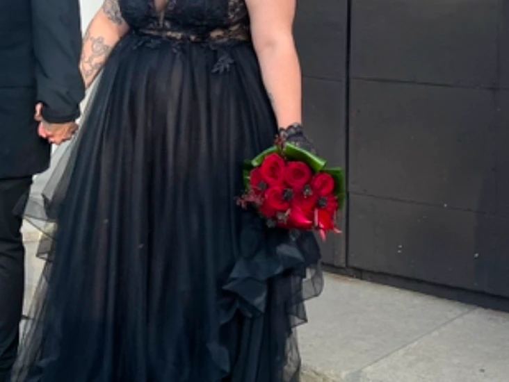 Brudklänning / festklänning 🖤 strl. 48 (xl)