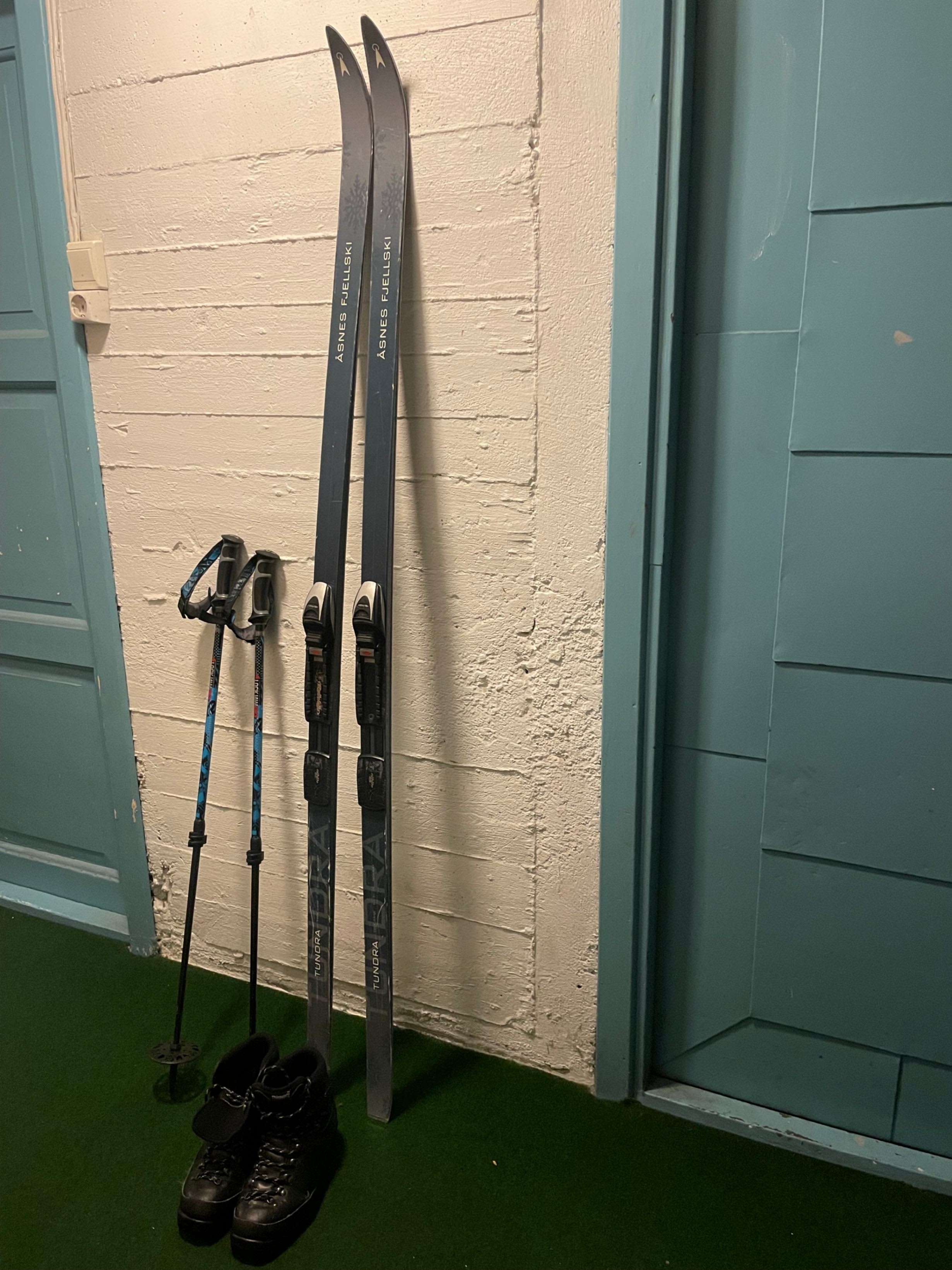 Fjellski, skistavar og fjellskisko str 39