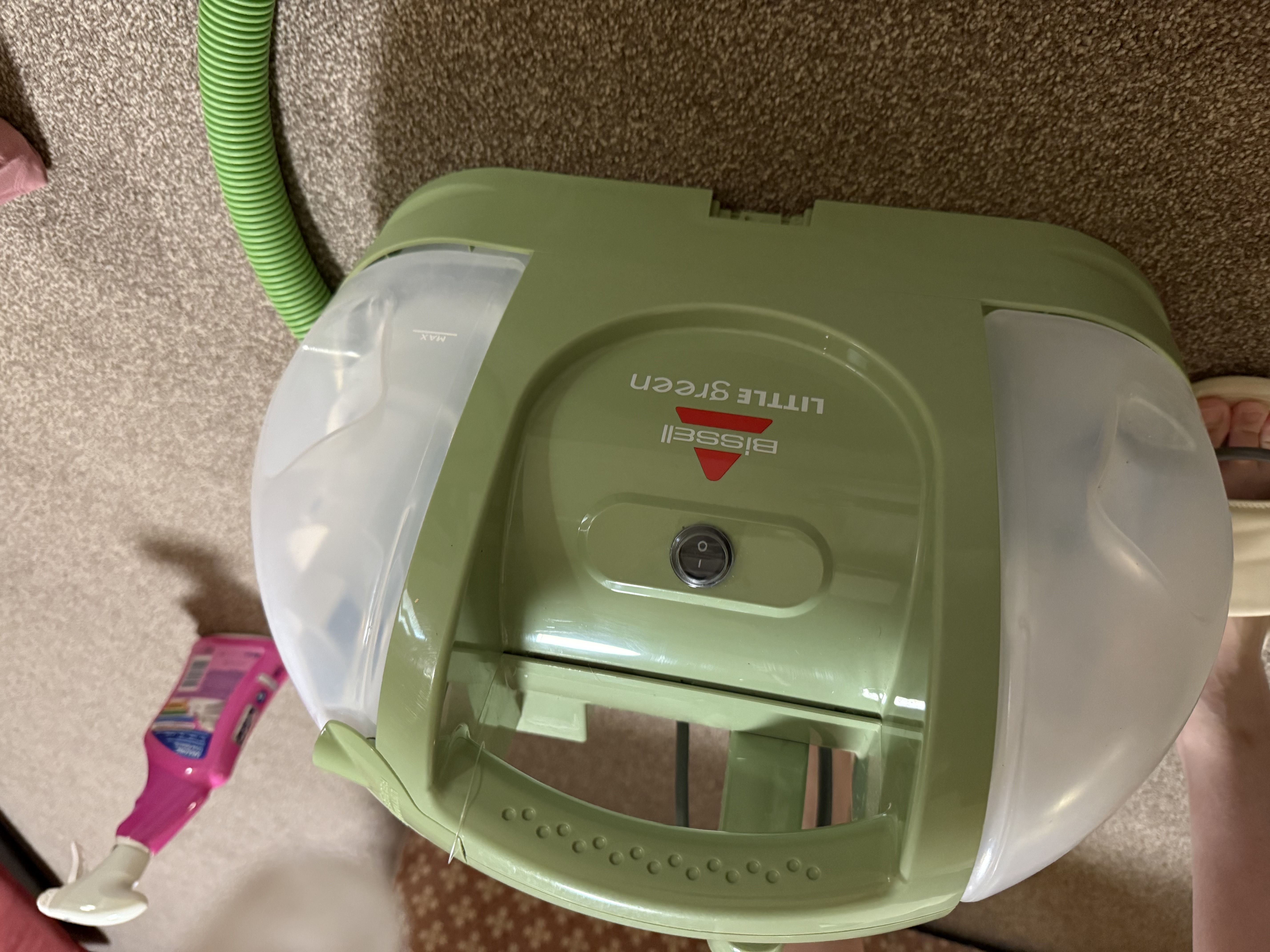 Bissell little green upholstery and carpet cleaner