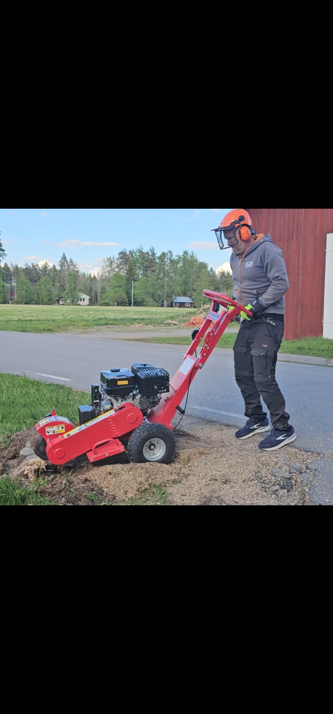 Stubbfräs elstart 17 hk