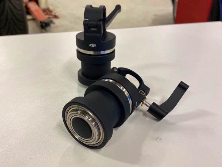 Quick connect/spindle mount till dji ronin2