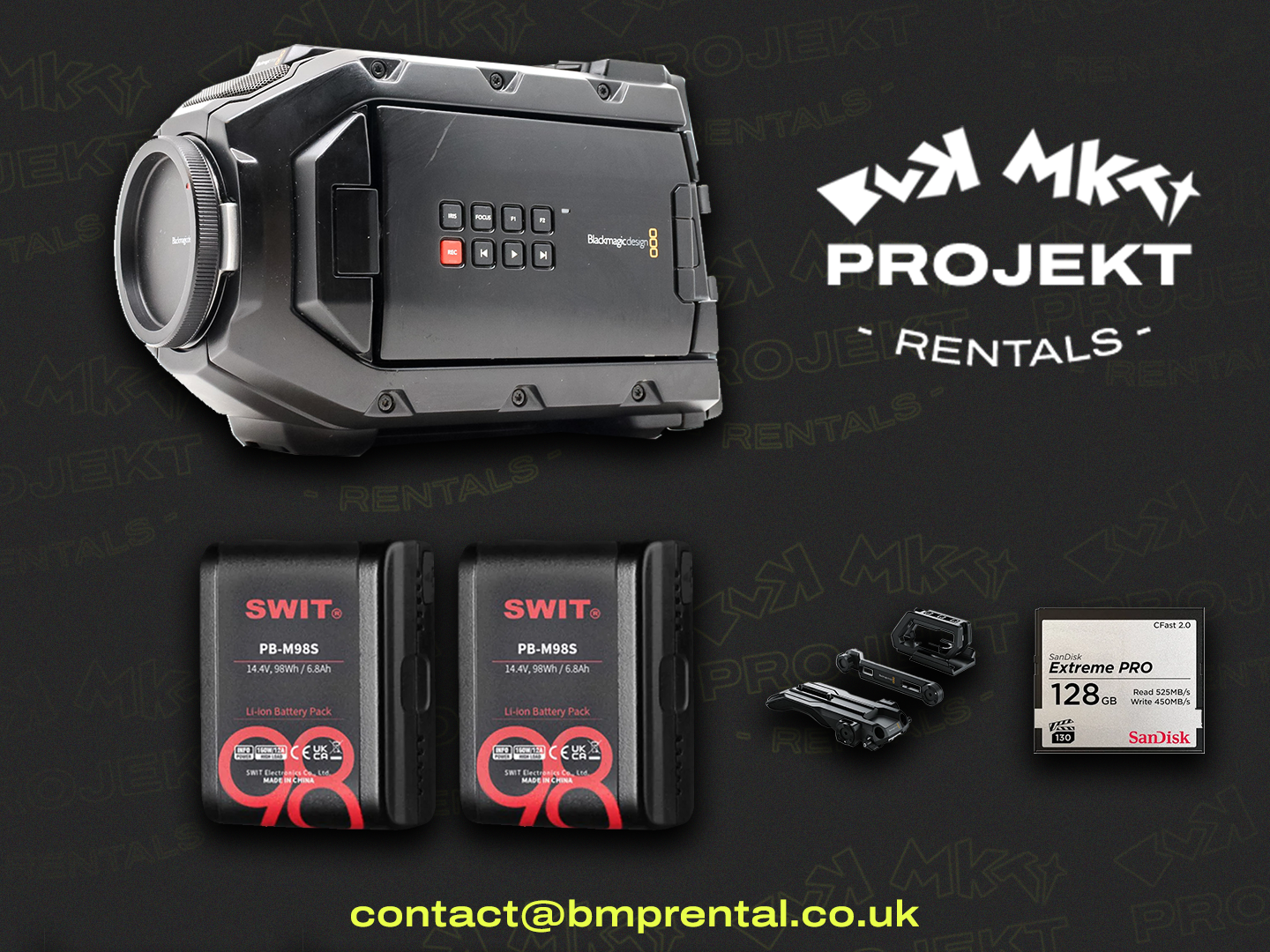 Blackmagic ursa mini 4.6k g1 - pl mount