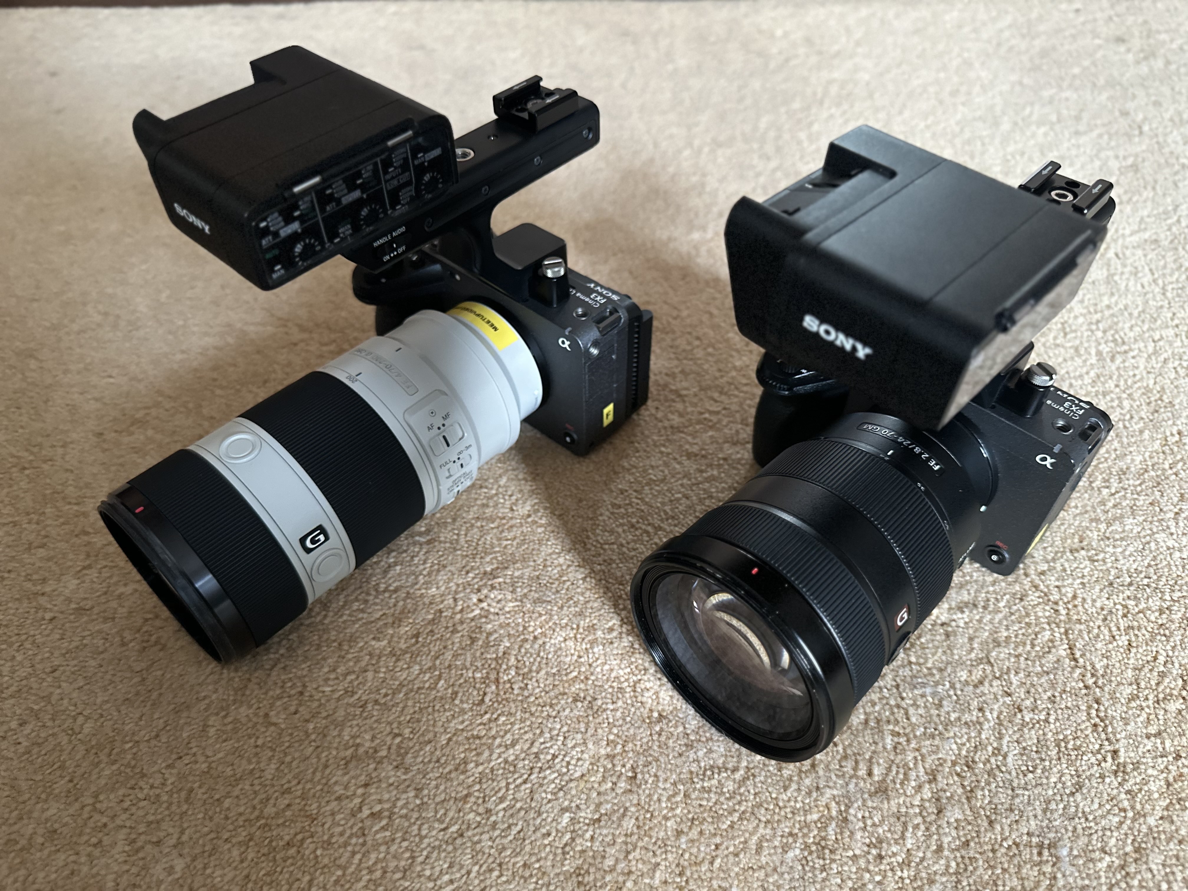 2x 𝗦𝗢𝗡𝗬 𝗙𝗫𝟯 + 24-70 f2.8 & 70-200 f4 oss lens (sony fx3)