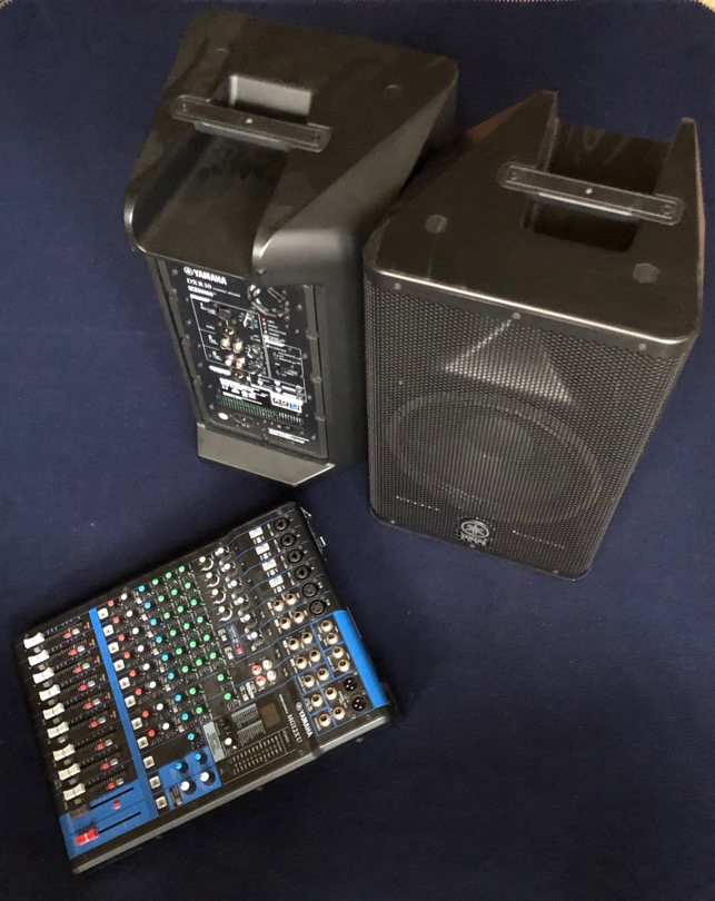 Yamaha mixer + högtalare
