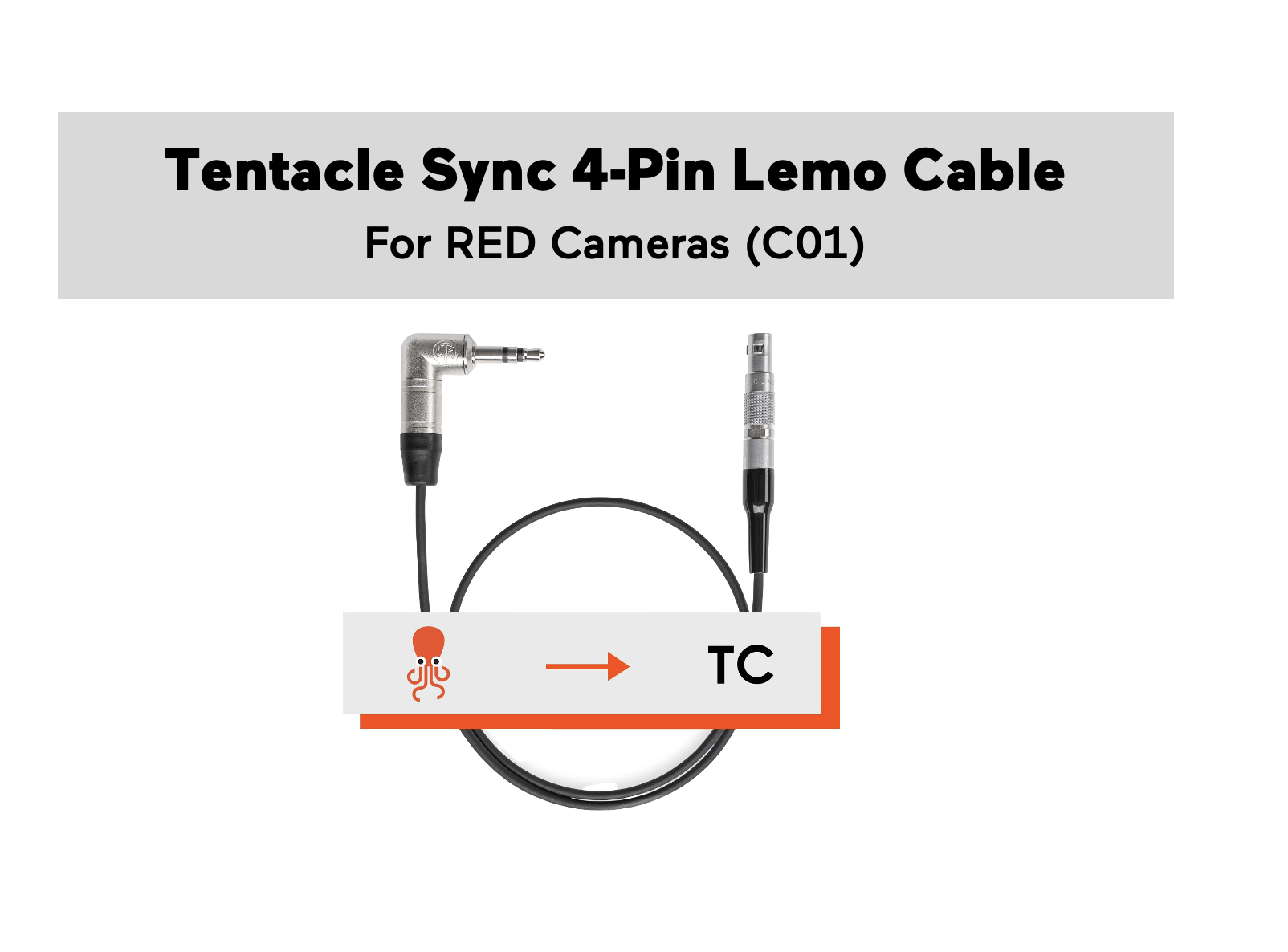 Tentacle sync 4-pin lemo for red camera (c01)