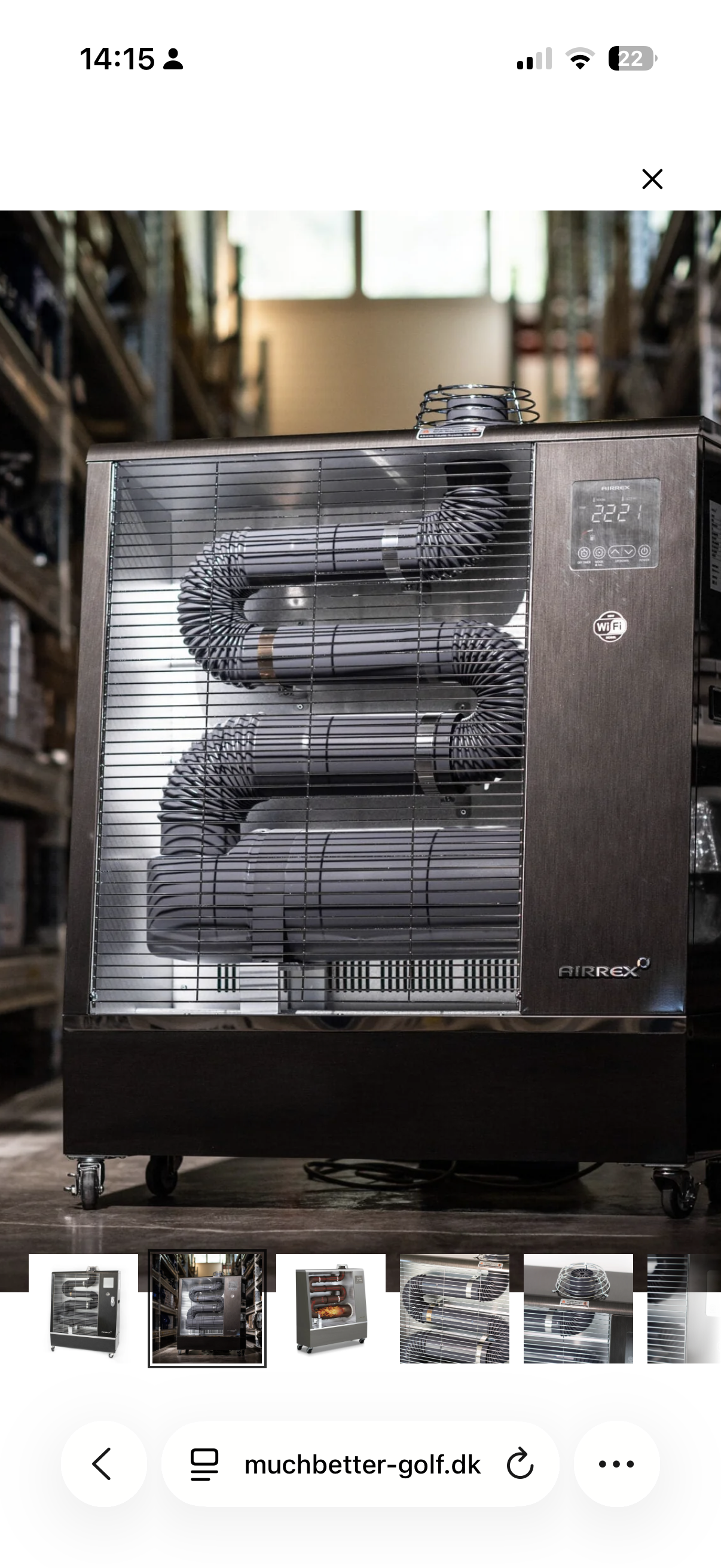 Varme heater fra rex  airrex ah-200i bio heater (wifi)
