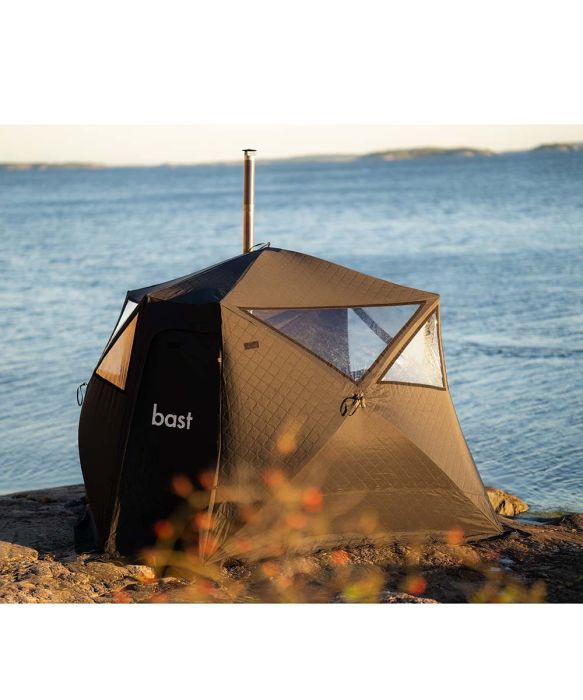 Bastutält från bast sauna – modell näver