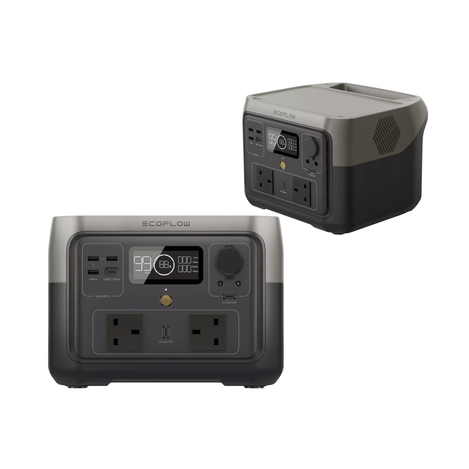 Ecoflow river portable power station hire | portable battery generator | camping, events & emergency backup