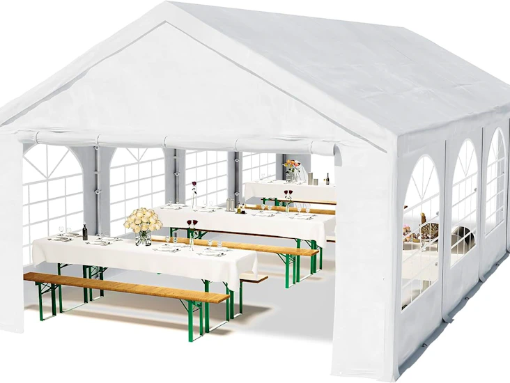 Rubust partytält 4x8, ink montering