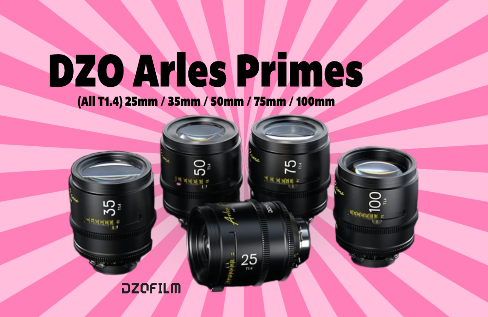 Dzofilm arles cinema primes 5 lens set 