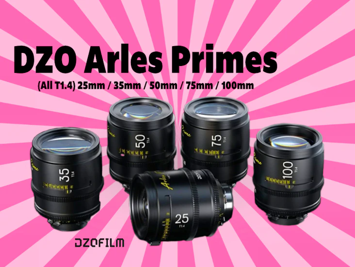 Dzofilm arles cinema primes 5 lens set