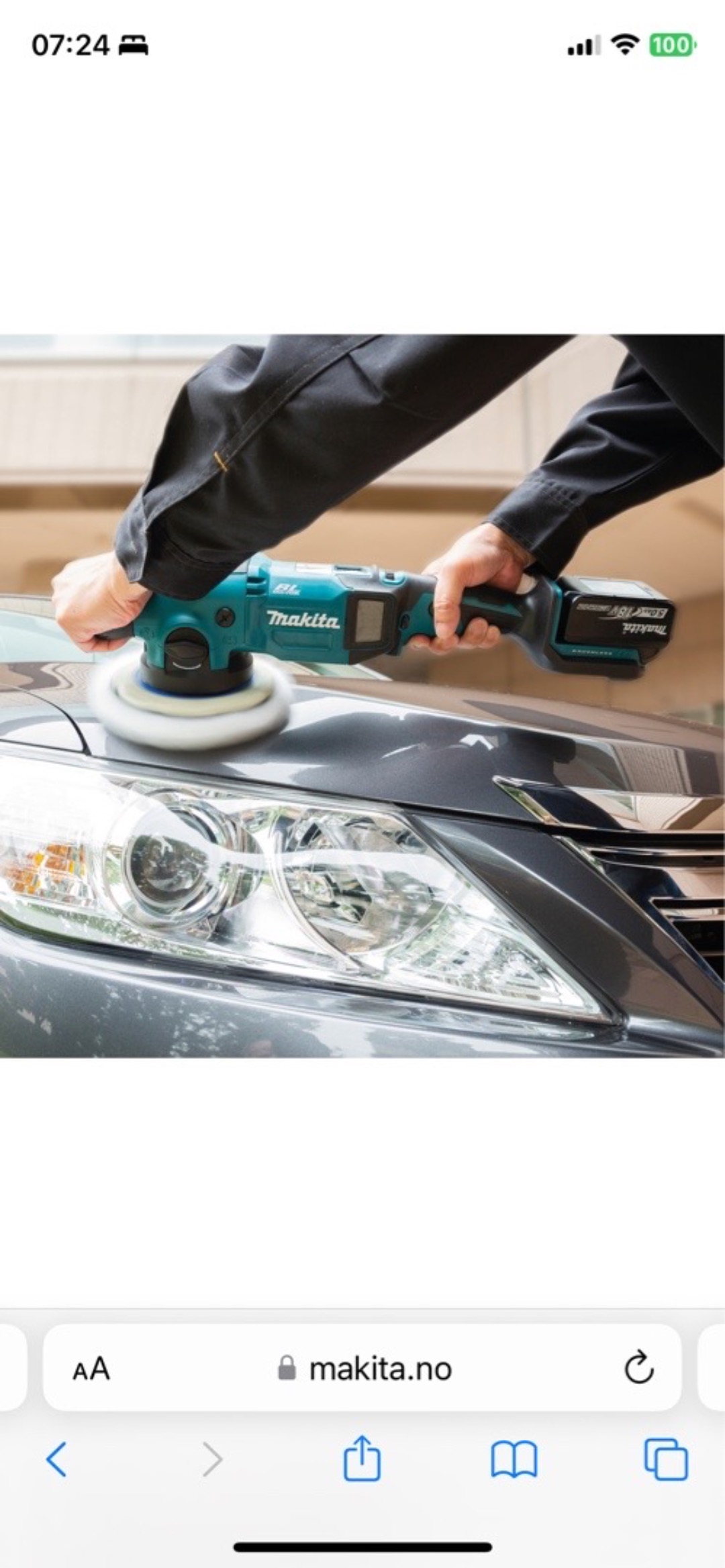 Poleringsmaskin makita