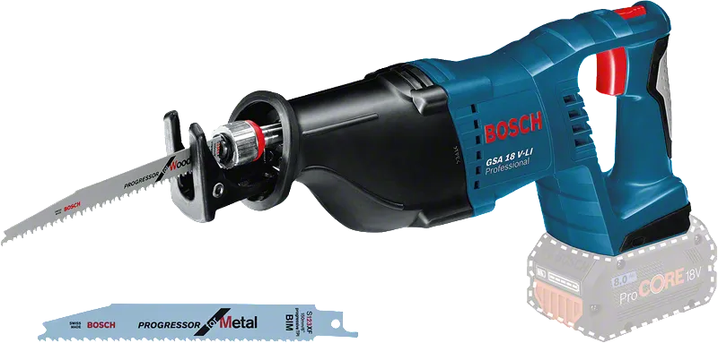 Gsa 18v-li professional batteridrevet bajonettsag