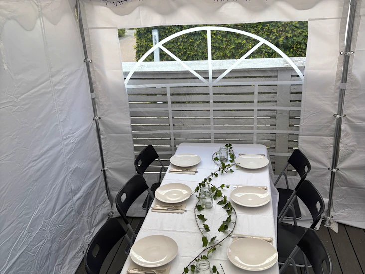 Paket: bord och 4 stolar