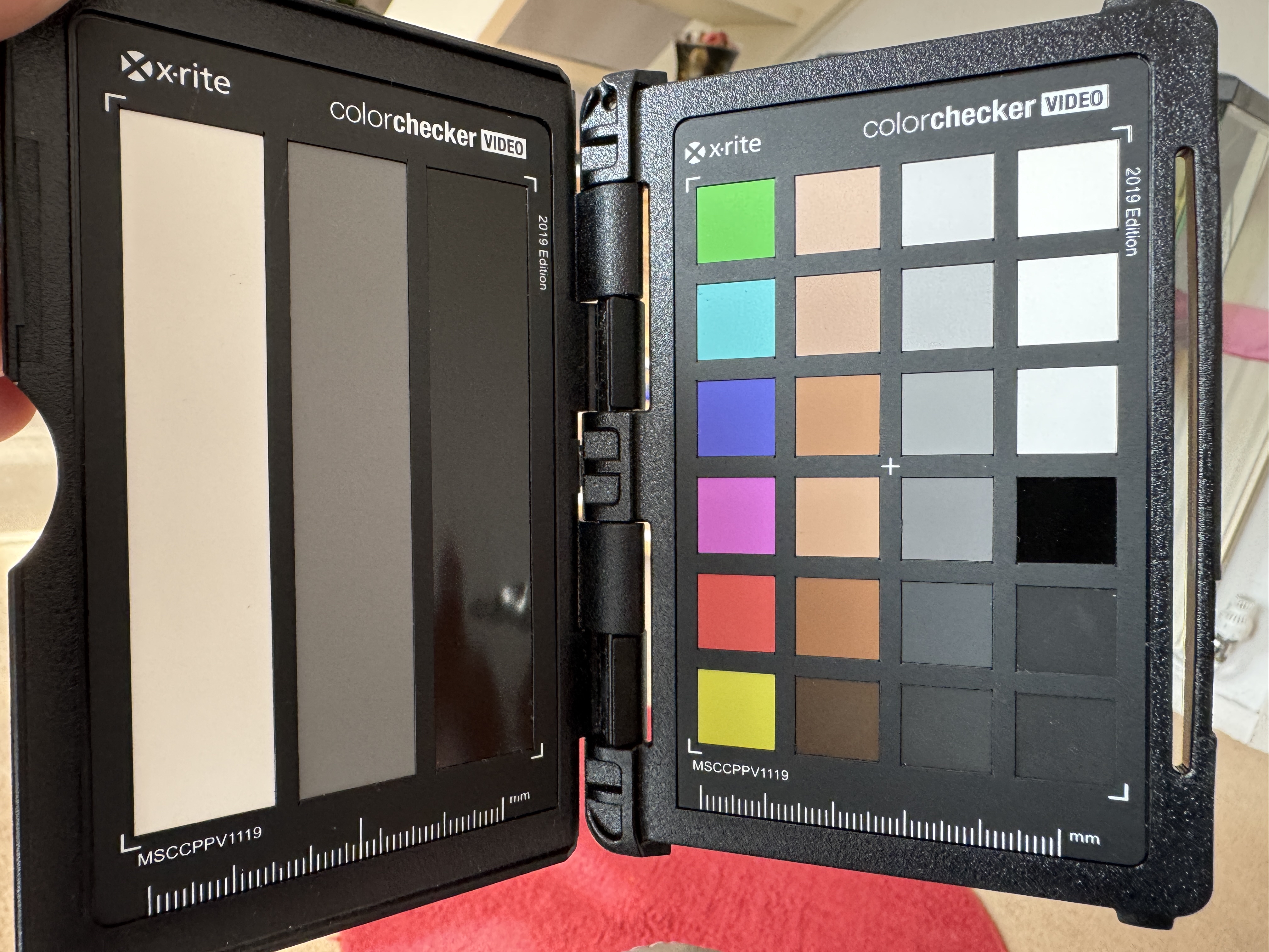 X-rite colorchecker passport video