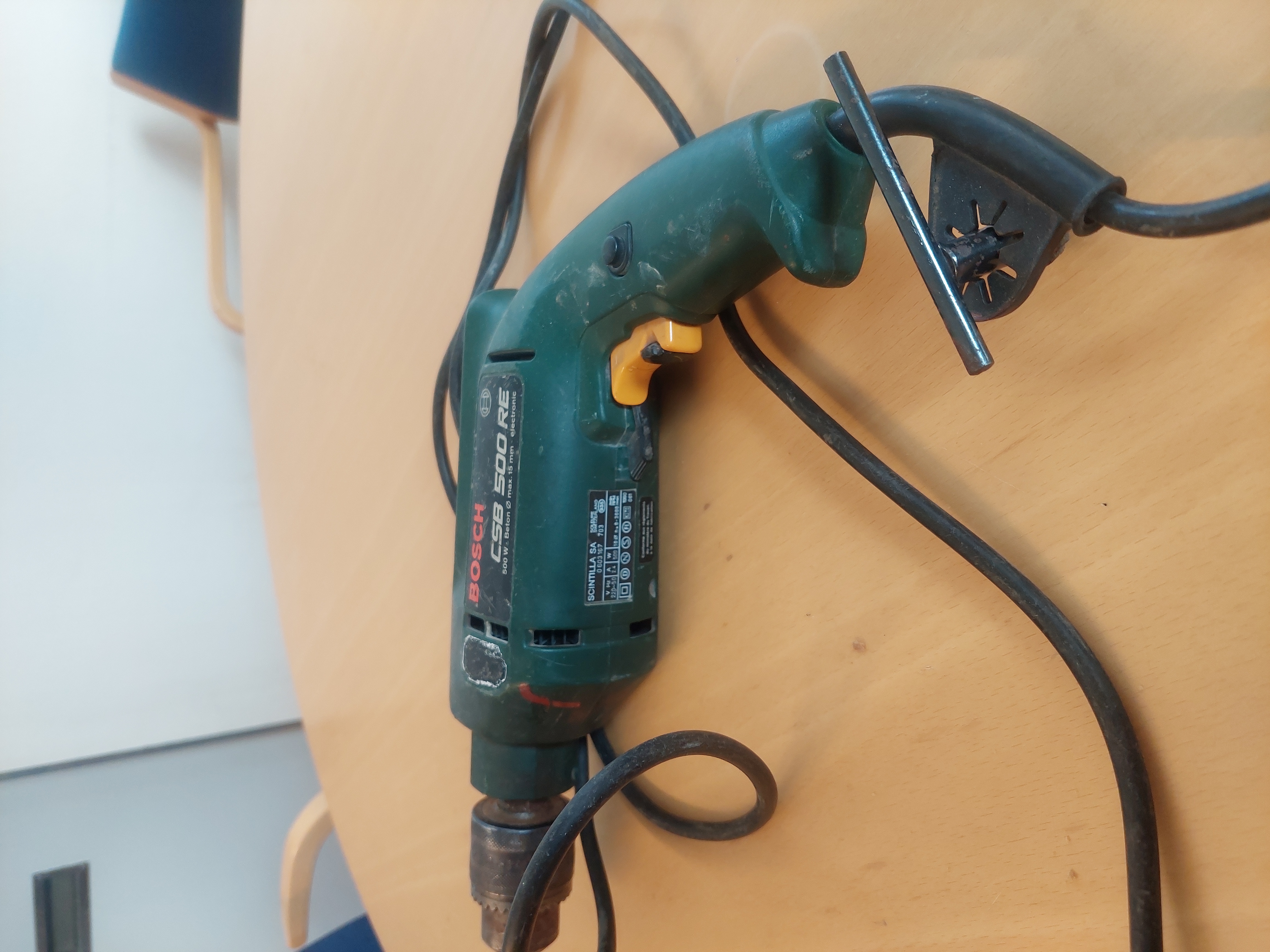 Drill bosch csb500re 230v