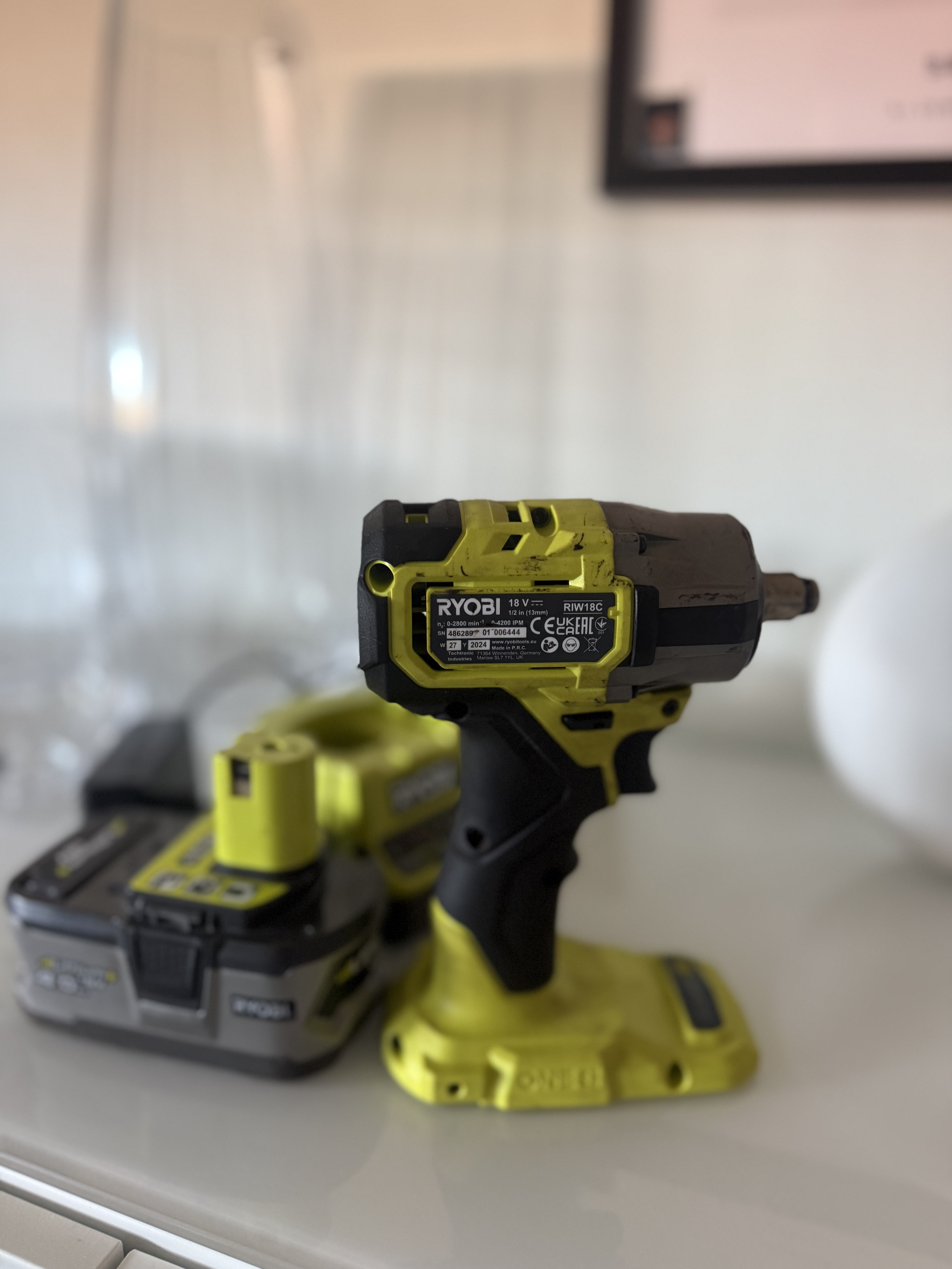 Ryobi kompakt mutterdragare 450nm